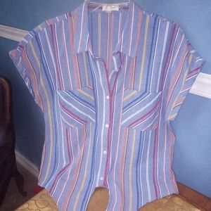 Sandy & Sid Lady Chambray Top